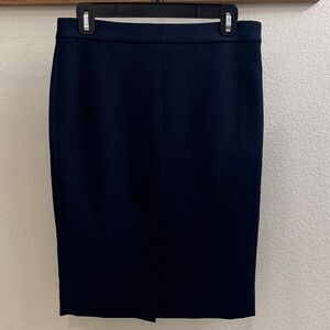 J. Crew Classic Navy No.2 Pencil Skirt